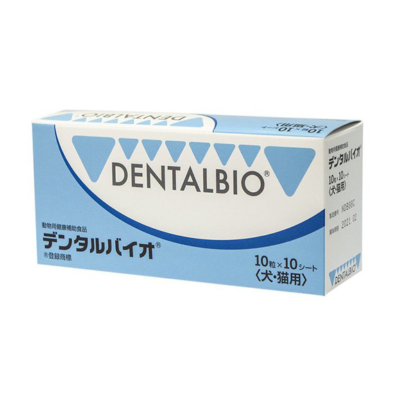 日本共立口益適DentalBio100錠犬貓日常口腔保健
