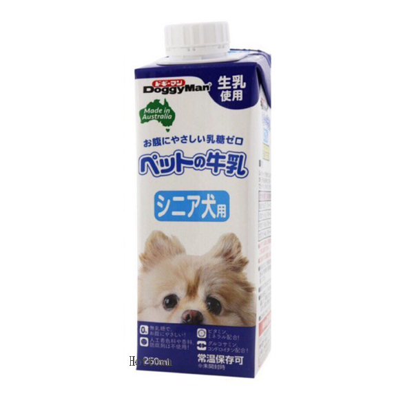 日本DoggyMan-澳洲犬用牛奶250ml-老犬