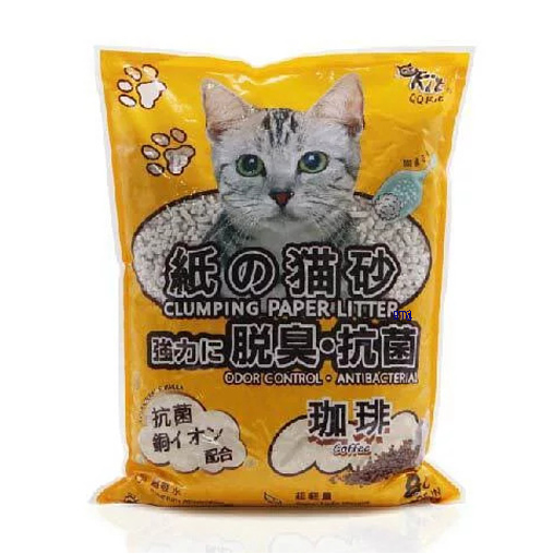 QQKit凝結紙貓砂咖啡(8L)